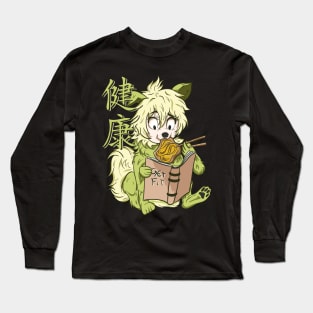 The cutest Japanese dog 5 - How to get fit - Peanut butter version Long Sleeve T-Shirt